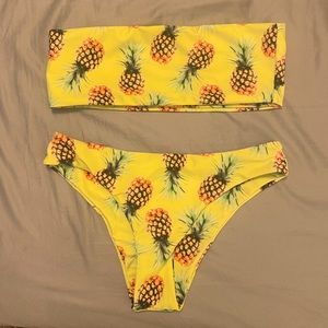 Pineapple Zaful bikini. Size M
